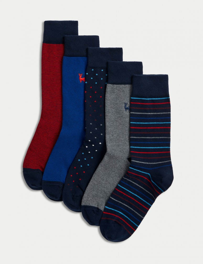 5pk Cool & Fresh™ Assorted Cotton Rich Socks