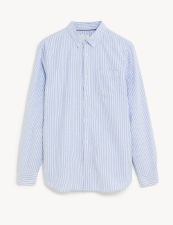 Pure Cotton Striped Oxford Shirt