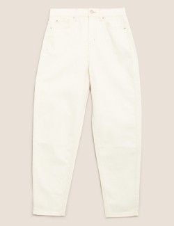 Džíny střihu Mom s vysokým pasem