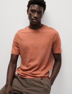 Tričko ke krku z čisté bavlny