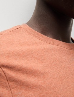 Tričko ke krku z čisté bavlny