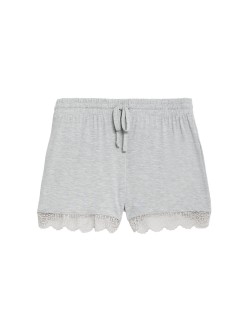 Body Soft™ Lace Trim Pyjama Shorts