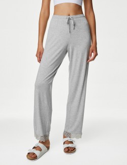 Body Soft™ Lace Trim Pyjama Bottoms