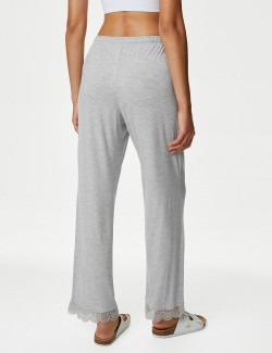 Body Soft™ Lace Trim Pyjama Bottoms