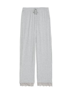 Body Soft™ Lace Trim Pyjama Bottoms