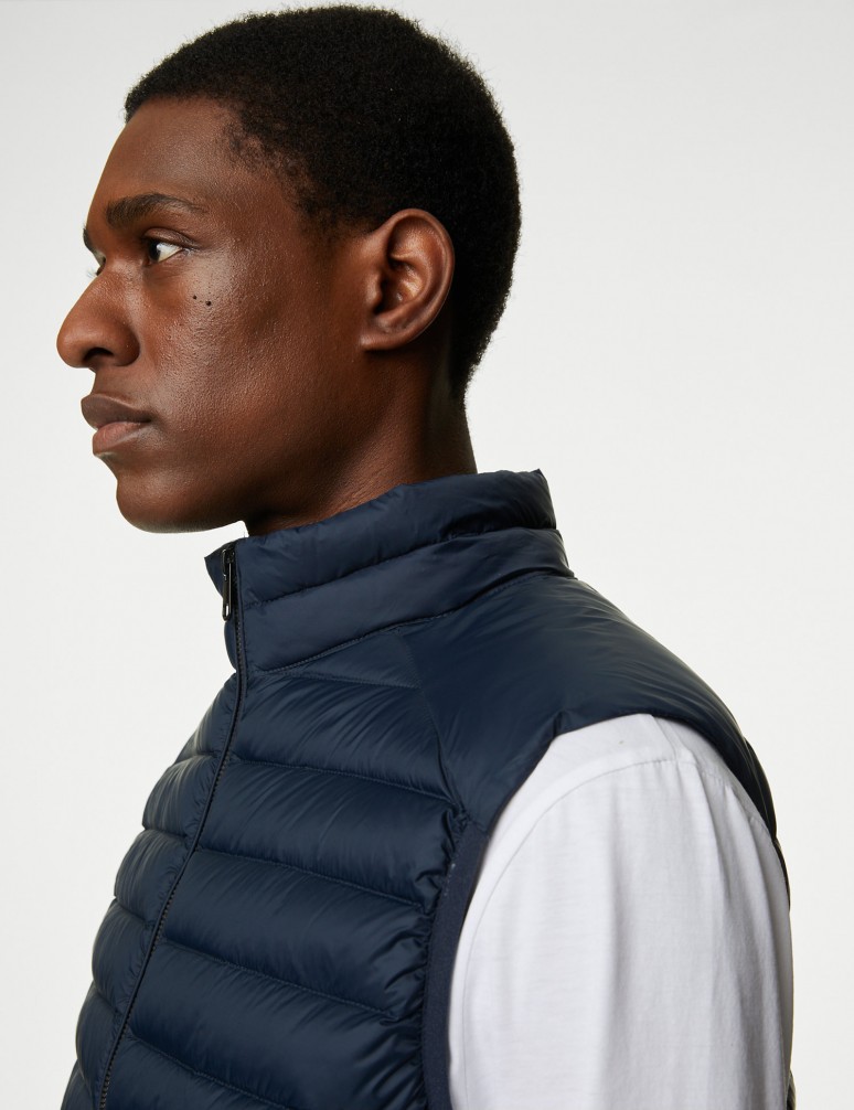 Feather and Down Gilet with Stormwear™