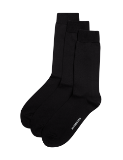 3 páry ponožek, s vysokým podílem egyptské bavlny