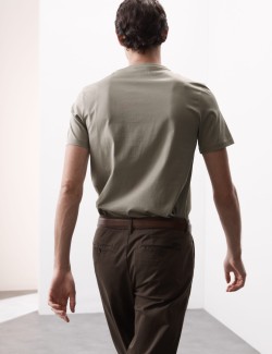 Tričko z prémiové bavlny, úzký střih