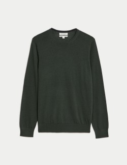 Pure Extra Fine Merino Wool Crew Neck Jumper