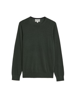 Pure Extra Fine Merino Wool Crew Neck Jumper