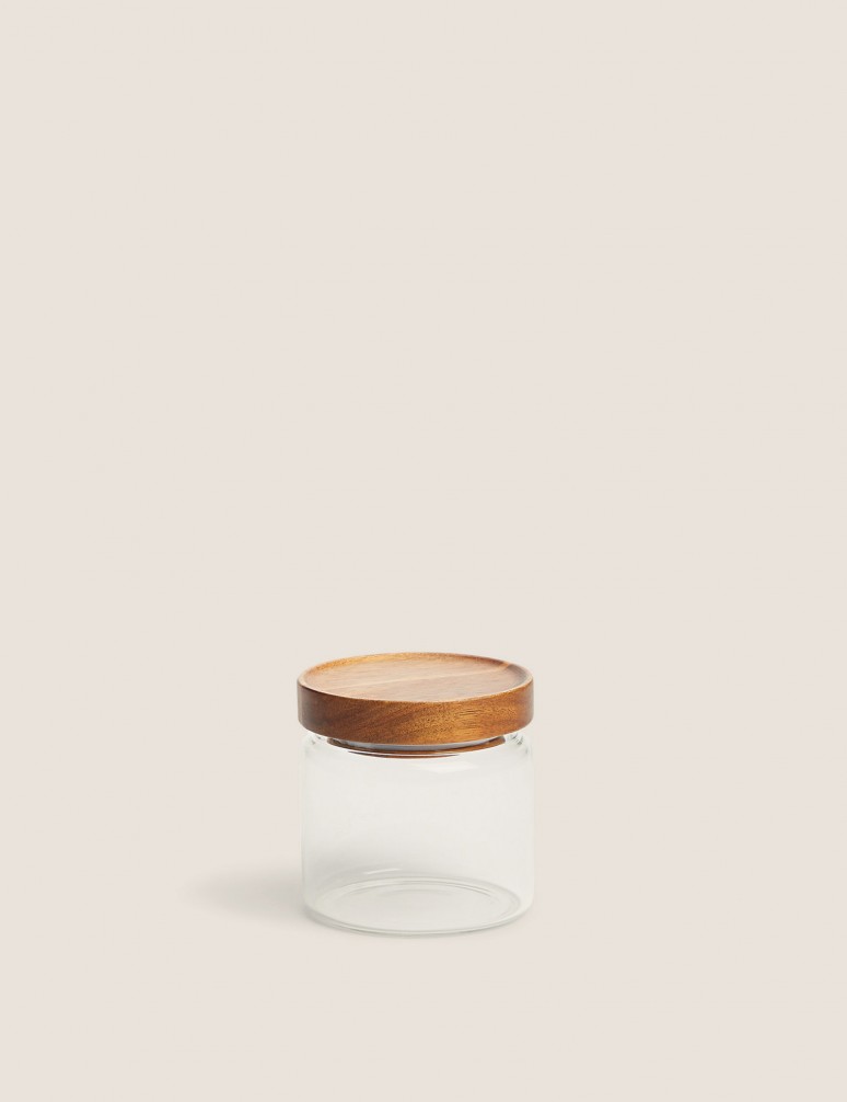 Small Glass Storage Jar