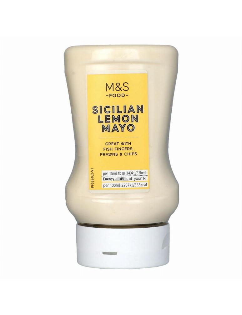 Majonéza se šťávou ze sicilských citrónů a citronovou kůrou