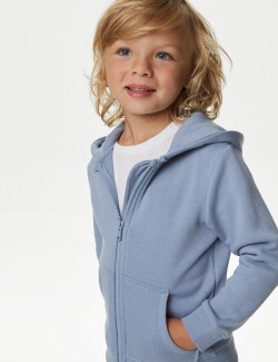 Cotton Rich Zip Hoodie (2-8 Yrs)