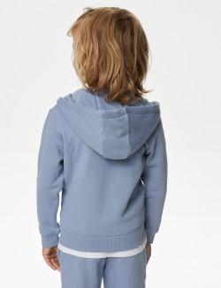 Cotton Rich Zip Hoodie (2-8 Yrs)