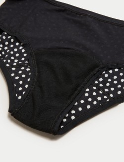 Menstruační šortkové kalhoty s nízkým pasem a vysokou savostí, 3 ks