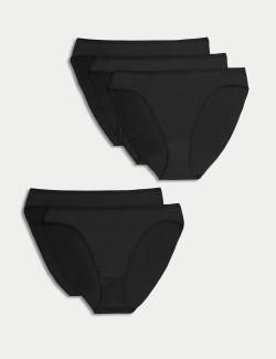 5pk No VPL Microfibre High Leg Knickers