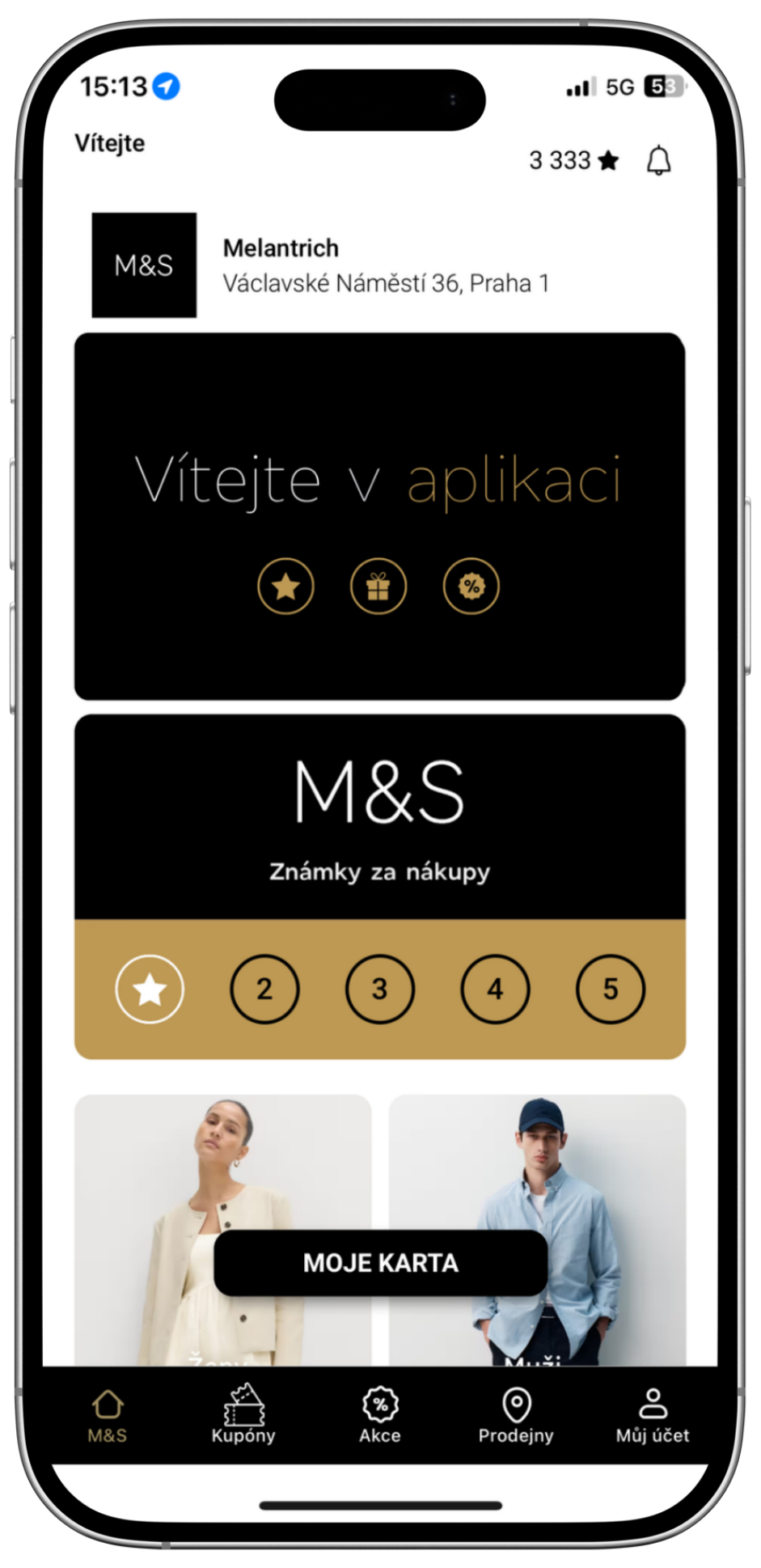 Aplikace M&S Klub